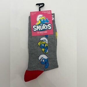 The Smurfs Socks Fits Women’s Shoe Size 6-9.5